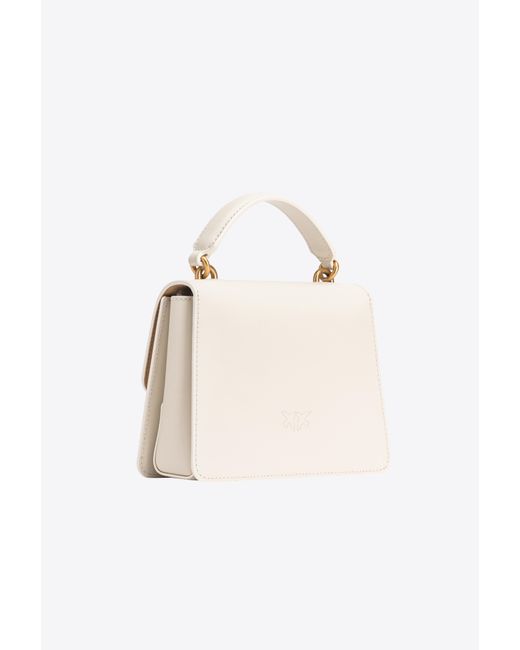 Mini Love Bag One Top Handle Light Simply di Pinko in Natural