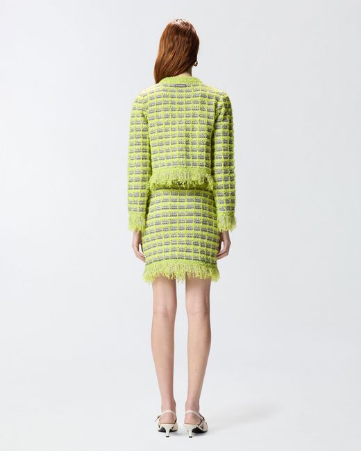 Pinko Green Mini Skirt