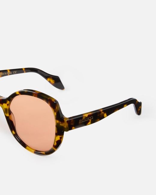 Pinko White Oversize Sunglasses