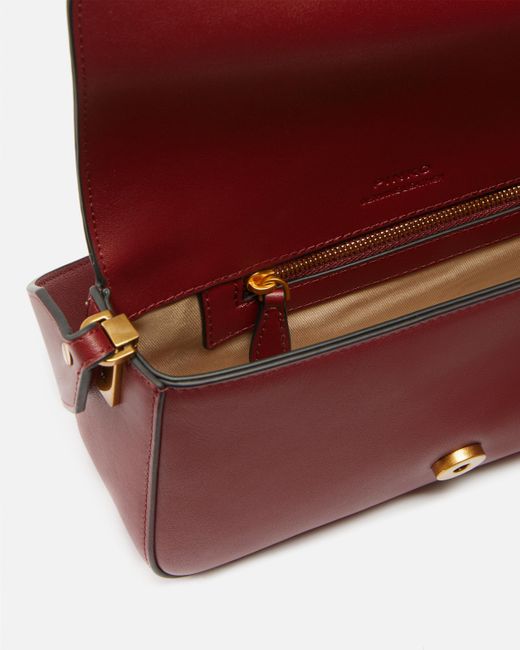 Sac Souple Porté Épaule Mini Love Bag En Cuir Pinko en coloris Red