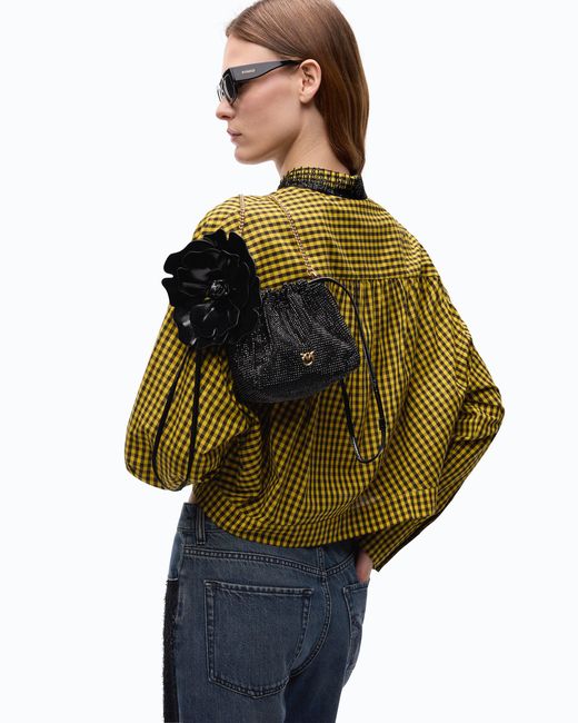Borsa Secchiello A Spalla di Pinko in Black