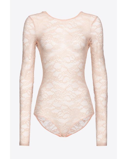 Lace Bodysuit in Natural