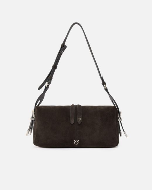 Pinko Brown Keeper Bag Medium Shoulder Bag