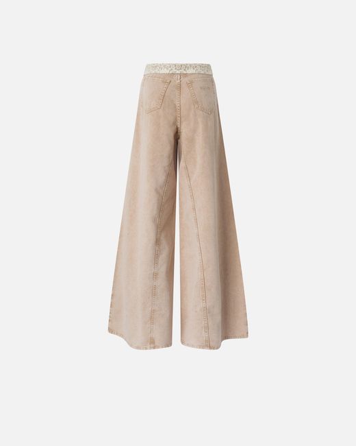 Pinko Natural Jeans With Lace