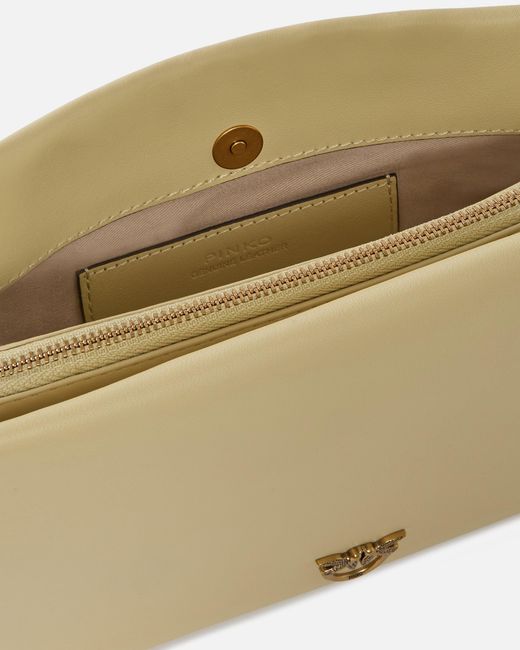 Pinko White Mini One, Two, Three Bag