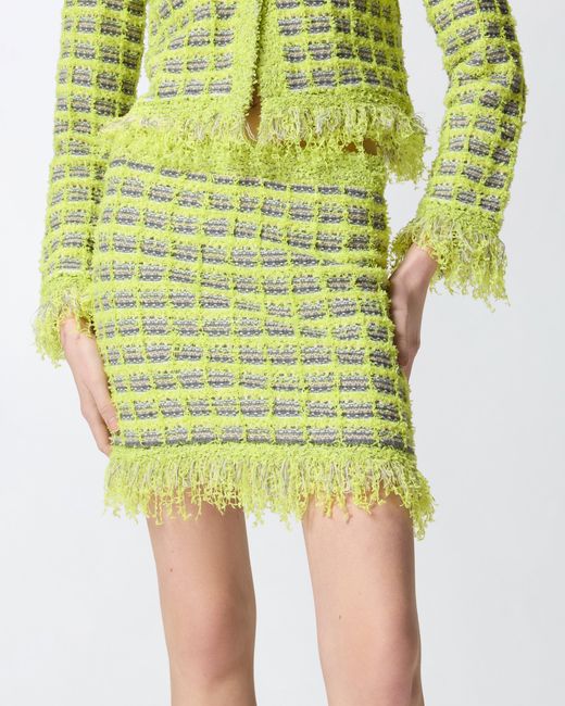Pinko Green Mini Skirt