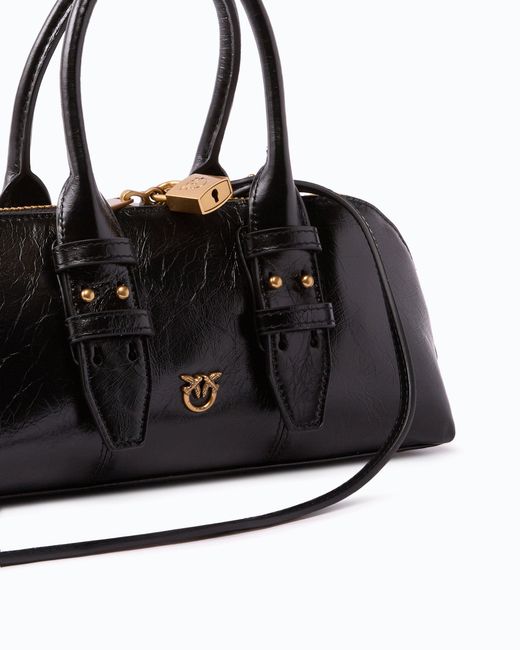 Pinko Black Escape Bag Horizontal Small Handbag