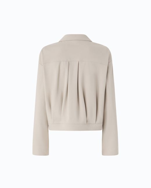 Pinko White Relaxed-Fit Overshirt