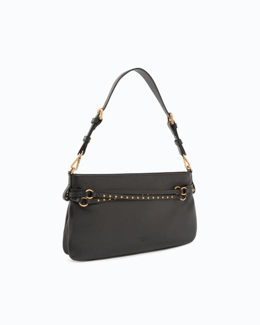 Pinko Black Belt Bag Medium Shoulder Bag