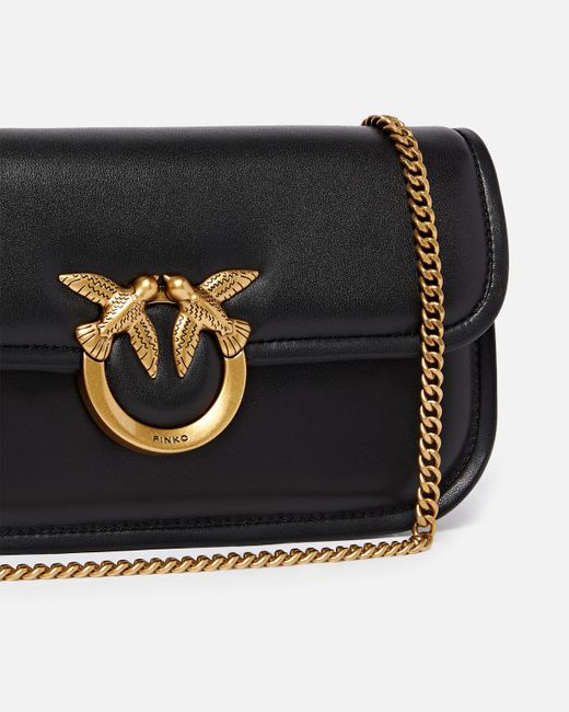 Borsa A Tracolla Piccola Love Bag Box di Pinko in Black