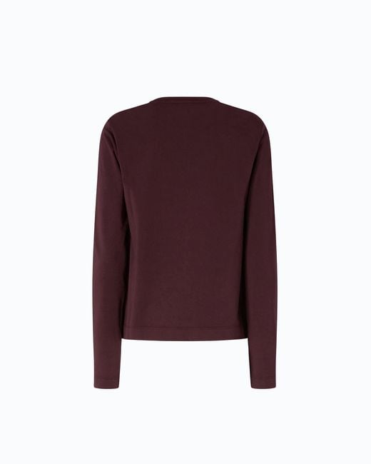 Pinko Purple Sweater With Love Birds Logo