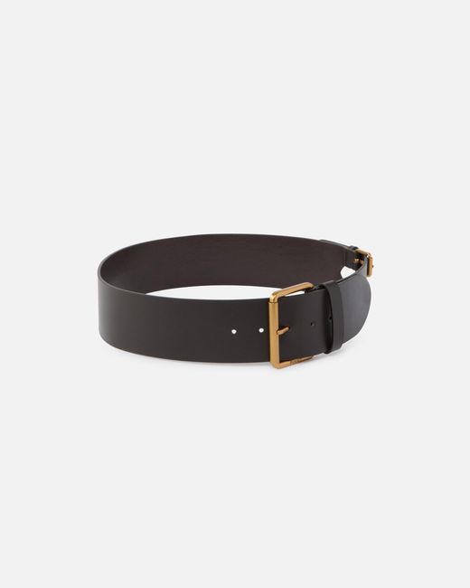 Pinko Multicolor Smooth Leather Belt With Straps, 6 Cm