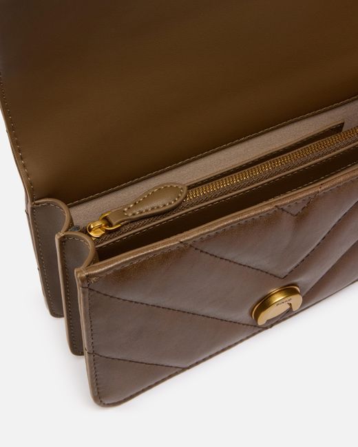 Borsa A Tracolla Piccola Love Bag di Pinko in Brown