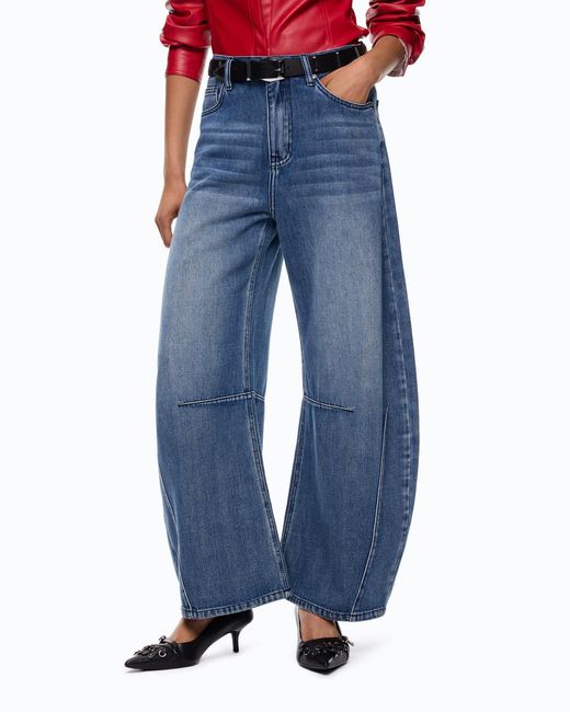 Pinko Blue Balloon-Fit Jeans