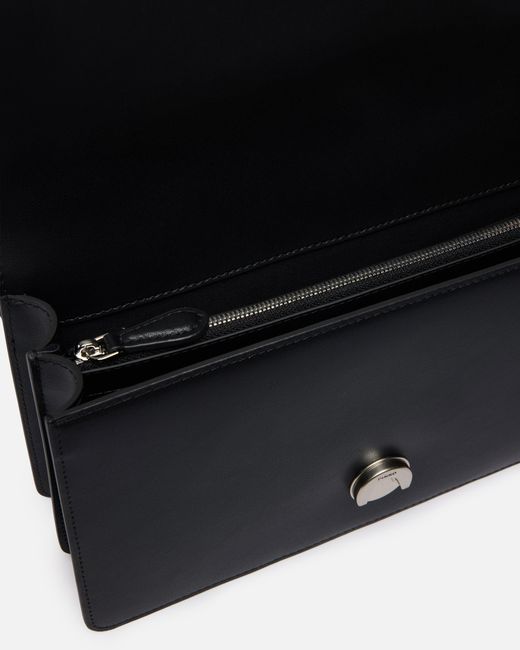 Pinko Black Love Bag One Medium Handbag In Leather