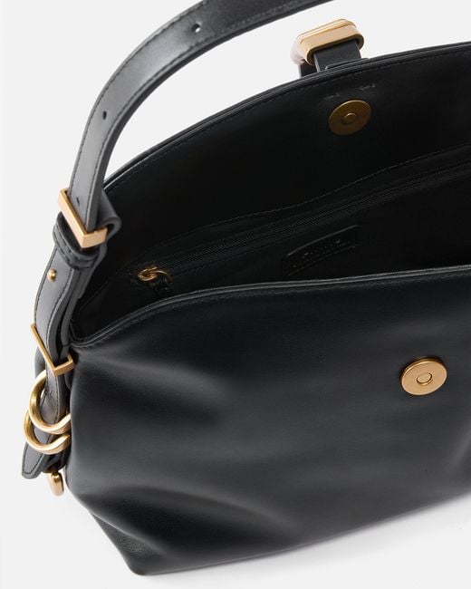 Pinko Multicolor Saddle Bag Small Leather Shoulder Bag