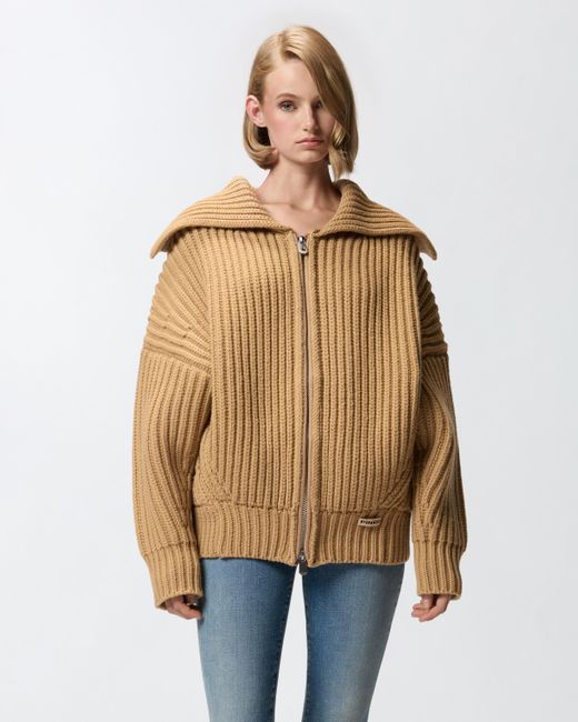 Pinko Natural Wide-rib Cardicoat