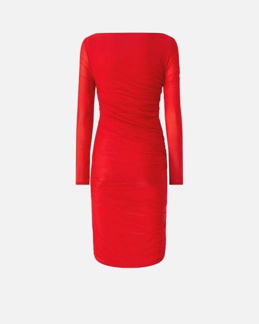 Abito Longuette Aderente di Pinko in Red