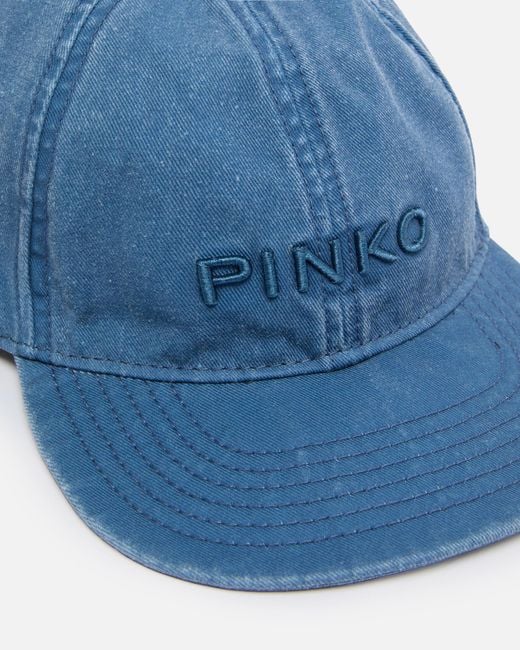 Pinko Blue Cap With Peak And Fading