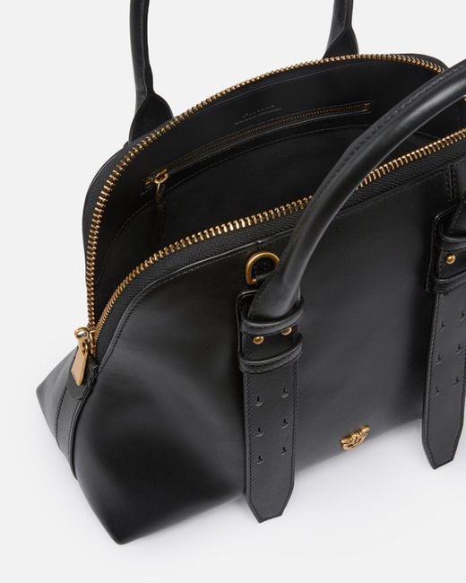 Pinko Black Escape Bag Medium Leather Handbag