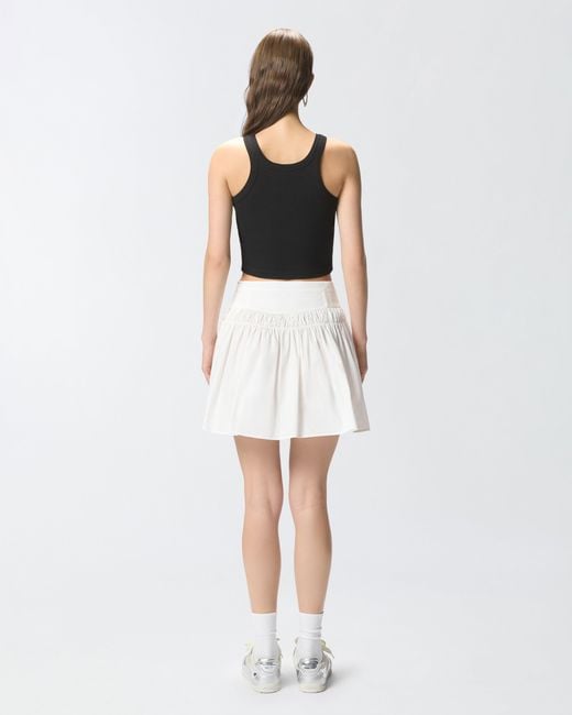 Pinko Black Cropped Vest Top With Logo
