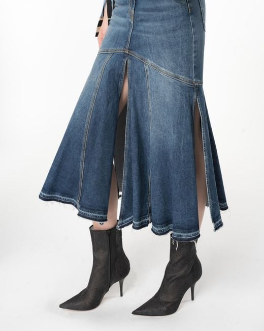 Pinko Blue Denim Skirt