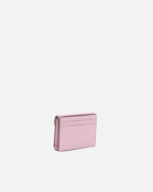Pinko Pink Leather Wallet With Lettering