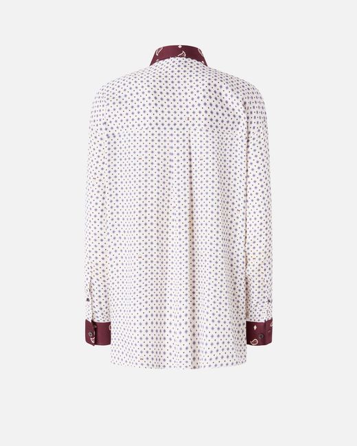 Pinko Multicolor Shirt With Tie Motif And Placed Print