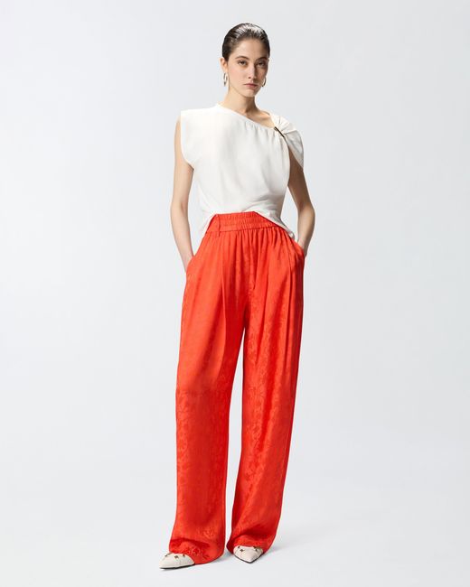 Pinko White Top With Golden Detail