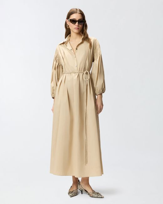 Pinko Natural Long Shirt Dress