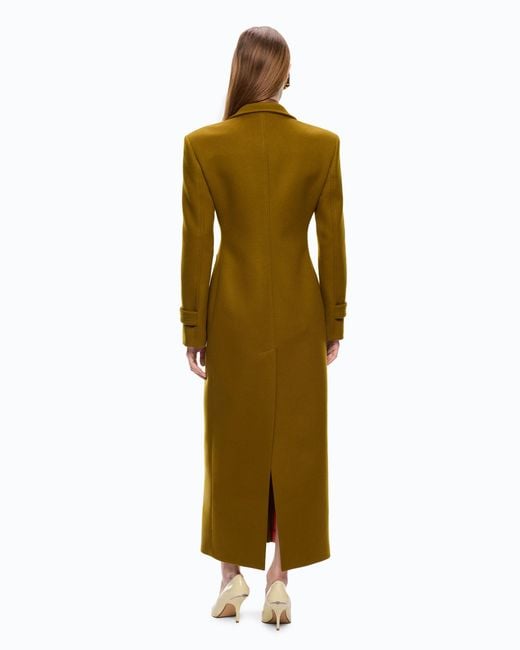 Pinko Green Long Coat