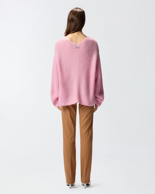 Pinko Pink Boat-neck Sweater