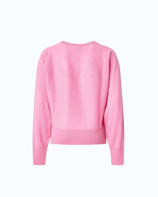 Pinko Pink Sweater With Love Birds Logo