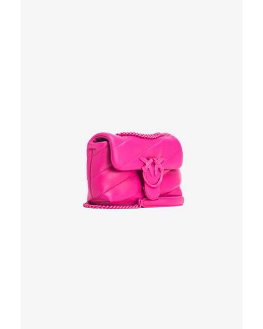 Baby Love Bag Puff Color Block di Pinko in Pink