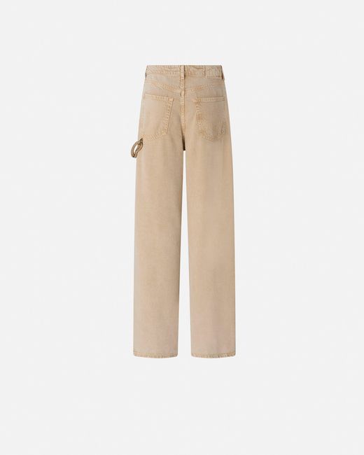 Pinko Natural Jeans With Jewel Cord