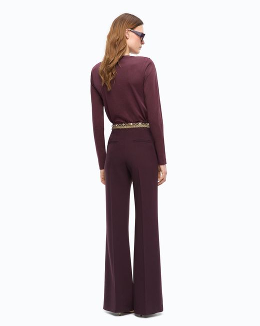 Pinko Purple Sweater With Love Birds Logo