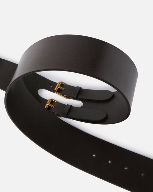 Pinko Multicolor Smooth Leather Belt With Straps, 6 Cm