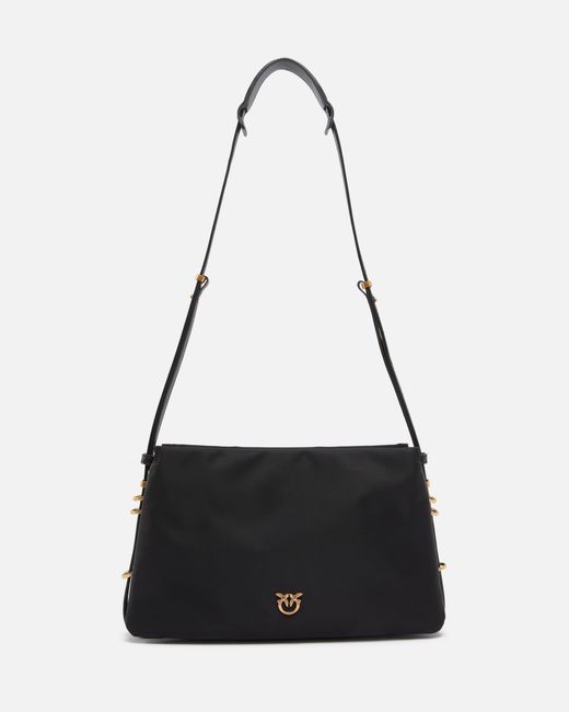 Pinko Black One, Two, Three Bag Medium Crossbody Bag