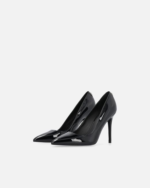 Pinko White Shiny Heeled Pumps