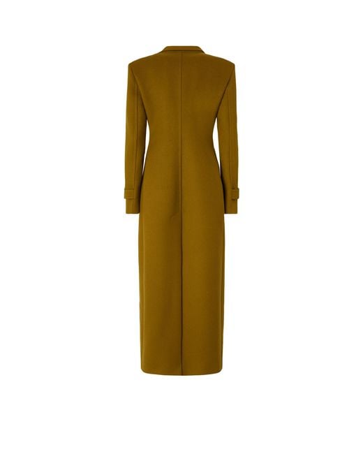 Pinko Green Long Coat