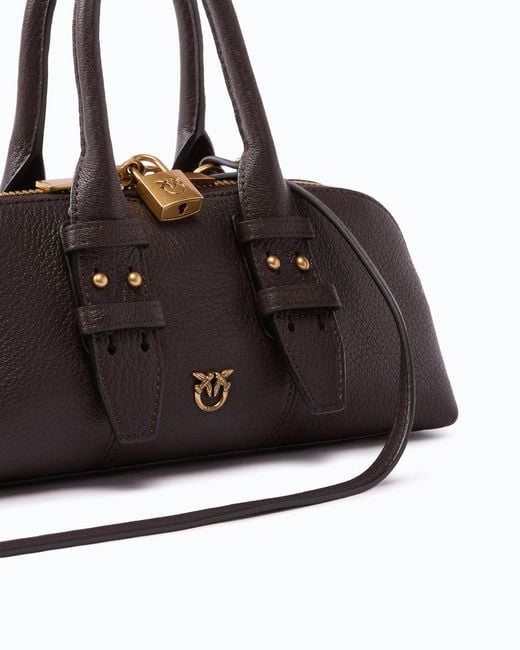 Pinko Brown Escape Bag Horizontal Small Handbag