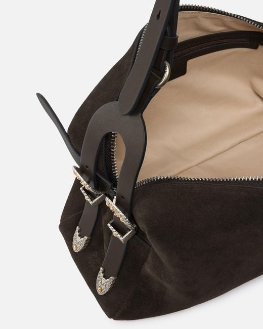 Pinko Brown Keeper Bag Medium Shoulder Bag