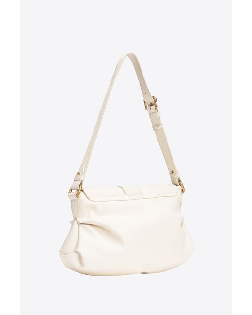 Pinko Natural Classic Jolene Bag In Leather