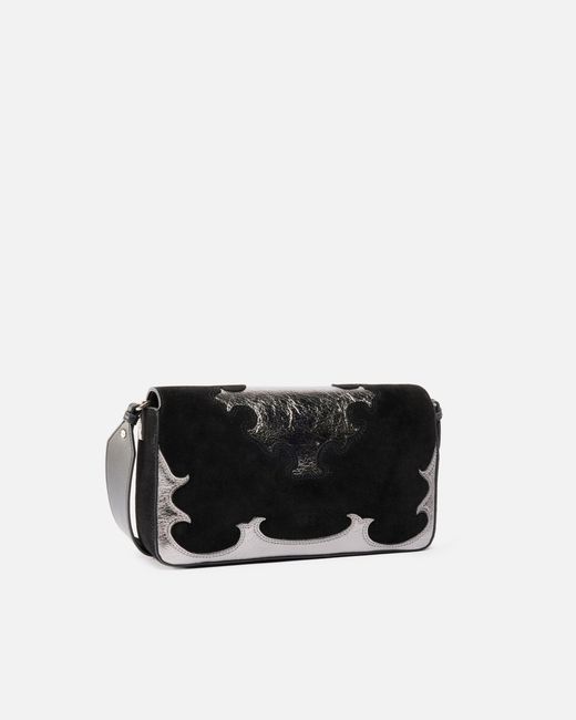Pinko Black Love Bag One Slouchy Medium Shoulder Bag