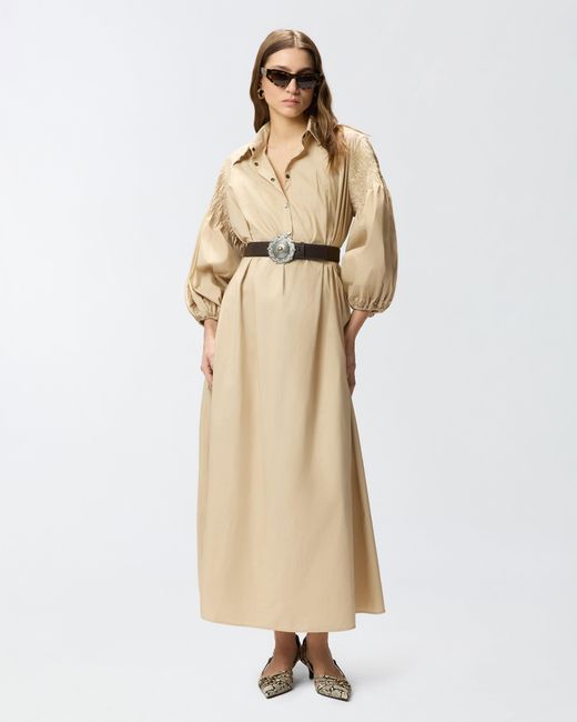 Pinko Natural Long Shirt Dress