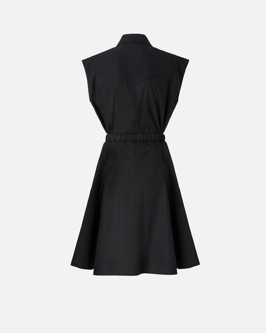 Pinko Black Shirt Dress With Love Birds Belt