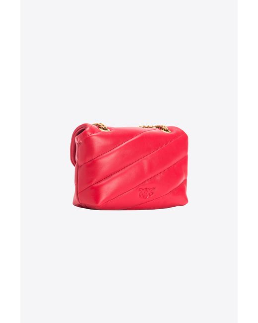 Pinko Red Baby Love Bag Puff Maxi Quilt