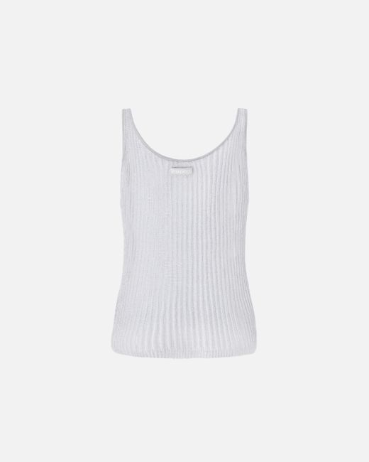 Canottierina Trasparente di Pinko in White