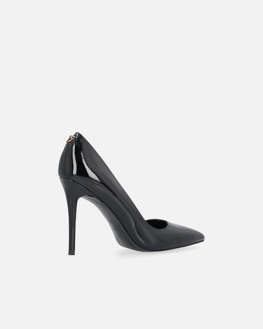 Pinko White Shiny Heeled Pumps