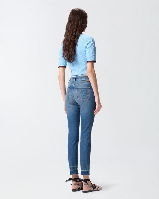 Pinko Blue Five-Pocket Skinny Jeans